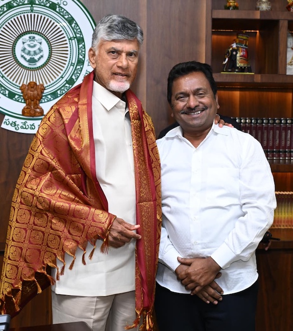 Amaravati capital city development — meeting Chief Minister Sri N. Chandrababu Naidu